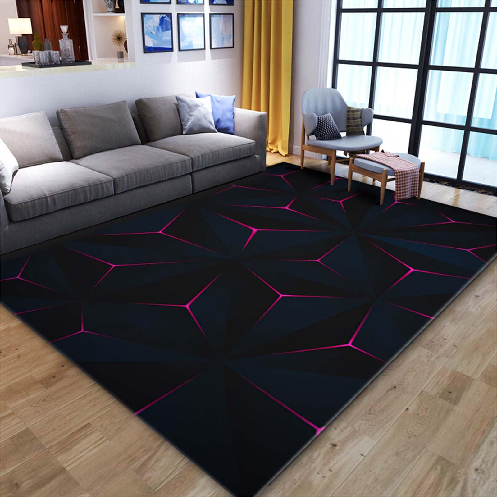 XZLZMYP Gaming Office Chair Mat for Carpet Rectangle Computer Chair Mat Silent Home Multi-Purpose Low-Pile Chair Carpet Hard Floor Protector Mat Floor Protectors for Rolling Chairs,G,120x160CM