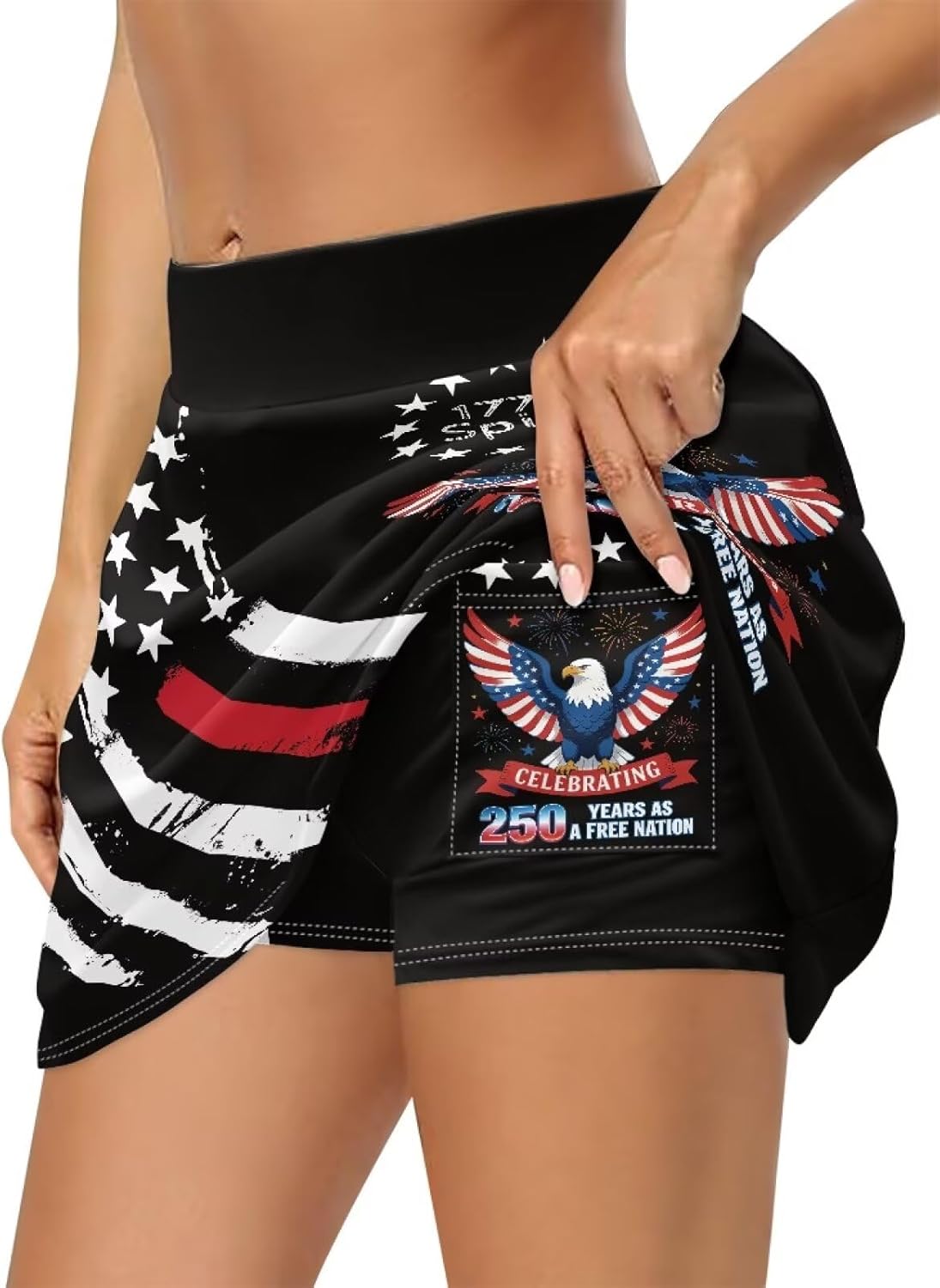 Womens Tennis Skirt High Waisted Golf Skort with Built-in-Shorts Lightweight Workout Athletic Skorts Skirts XS-3XL