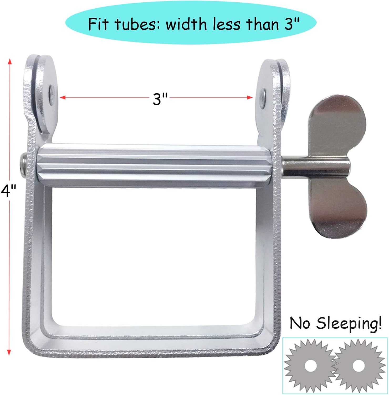 Toothpaste Squeezer, Metal Toothpaste Tube Squeezer Paint Tube Wringer for Artist, Hair Salon, Painter… : Health & Household