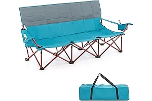Goplus 3 Person Camping Folding Chair