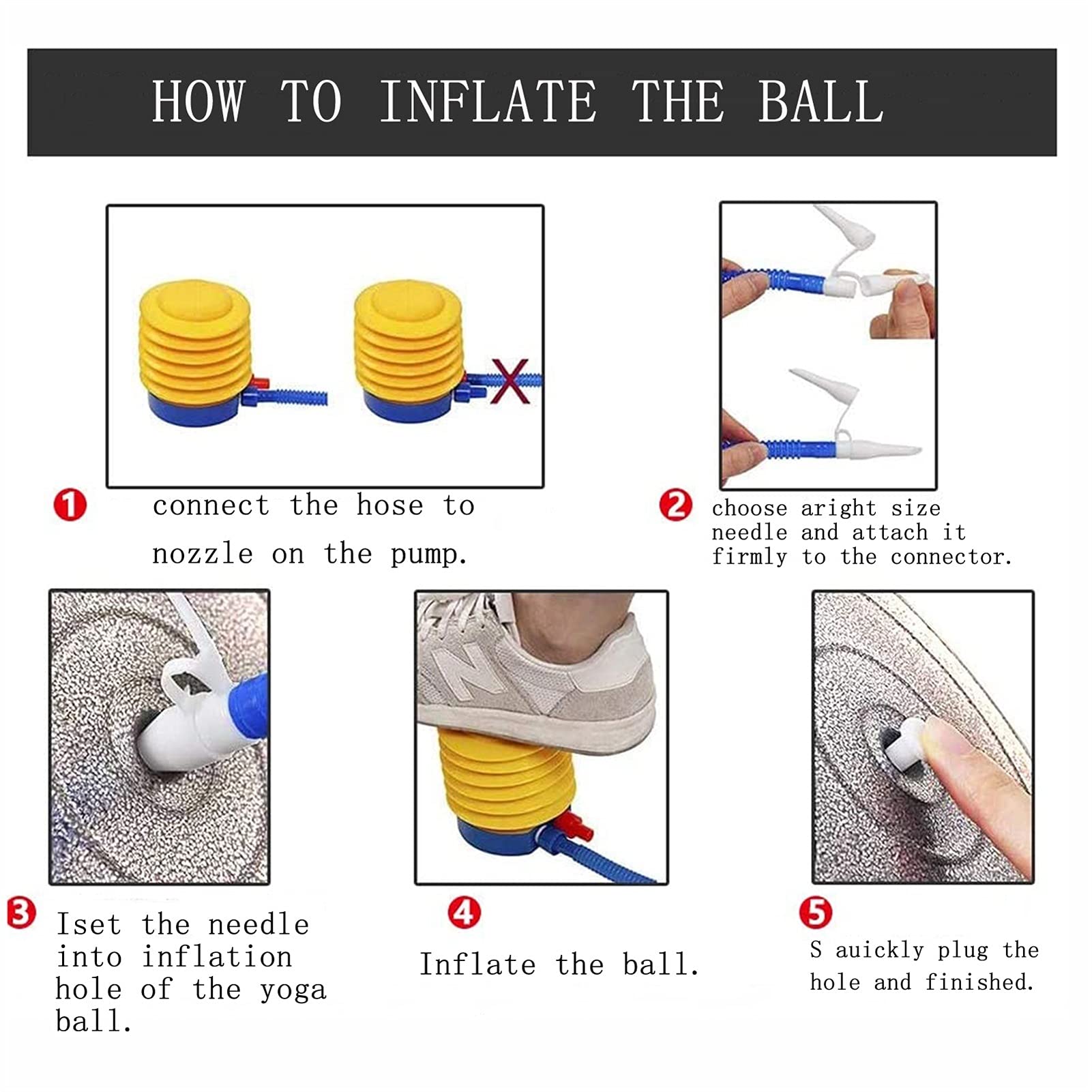 Sitzball Büro, Gymnastikball Yoga Ball Chair, Premium Gymnastikball 55Cm/65Cm/75Cm, Anti-Burst Extra Dicker Schweizer Geburtsball, Perfekter Trainingsball Bürostuhl