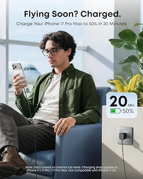 Anker Nano 45W USB C Plug, Compact and Foldable Fast Charging USB C Charger