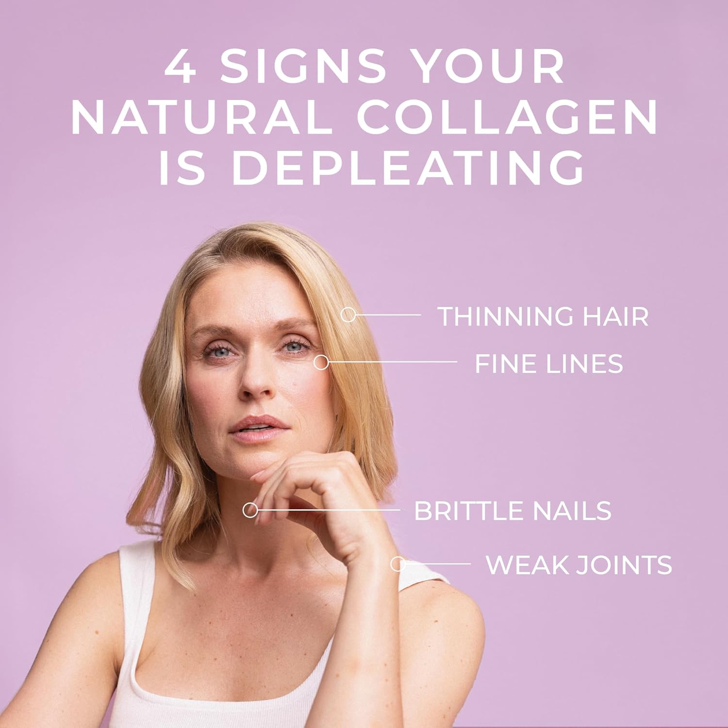 Swedish Collagen - Hydrolyzed Marine Collagen 10,000 mg Powder Supplement - 2 x 300 g (600 g in Total), 60 Day Supply | Pure Peptide for Hair, Skin, Nails & Joints I 100% Natural & Gluten Free