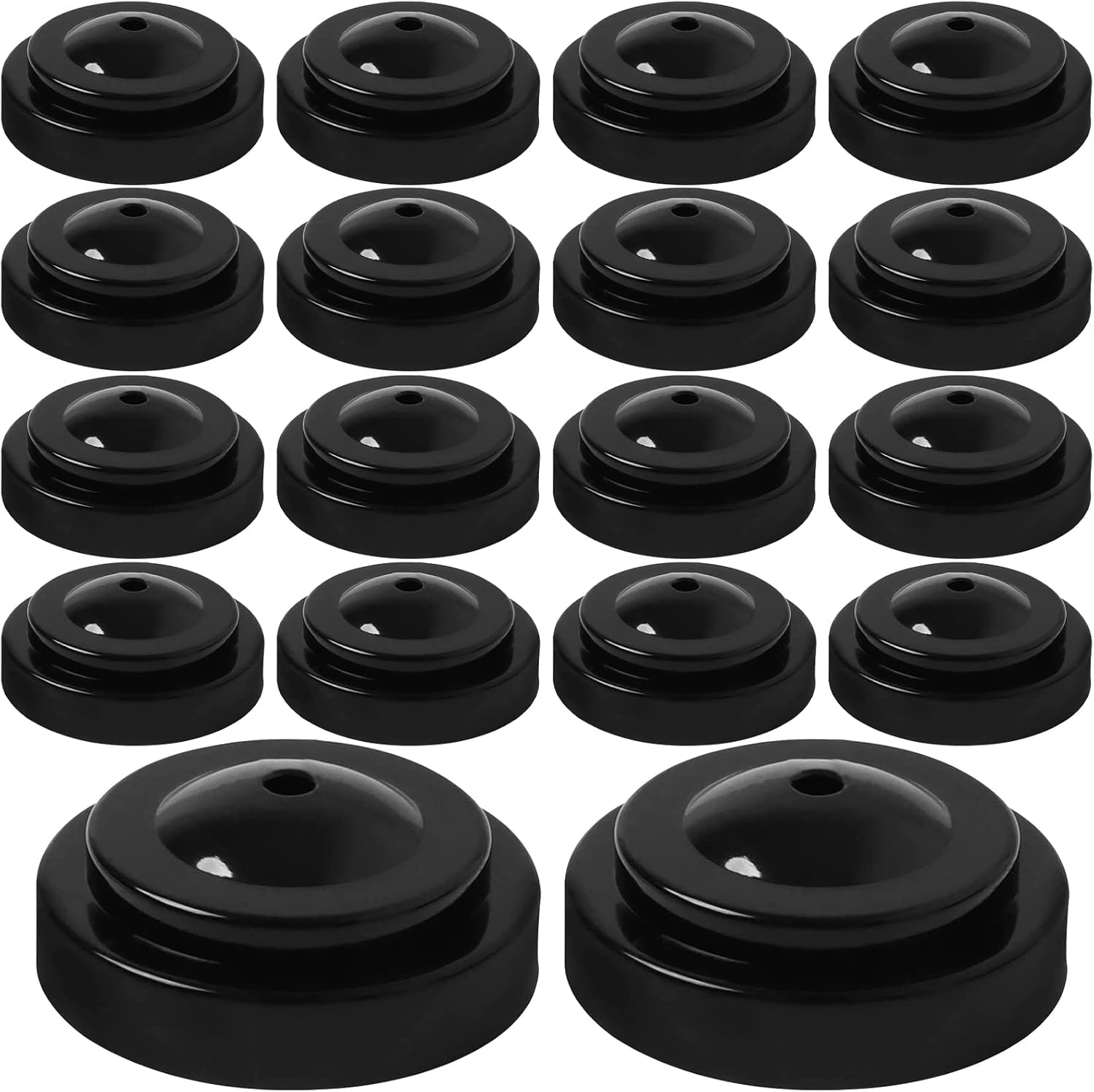 48 Pieces Black Miniature Flag Stand Plastic Mini Flag Holder Small Desk Flag Stand