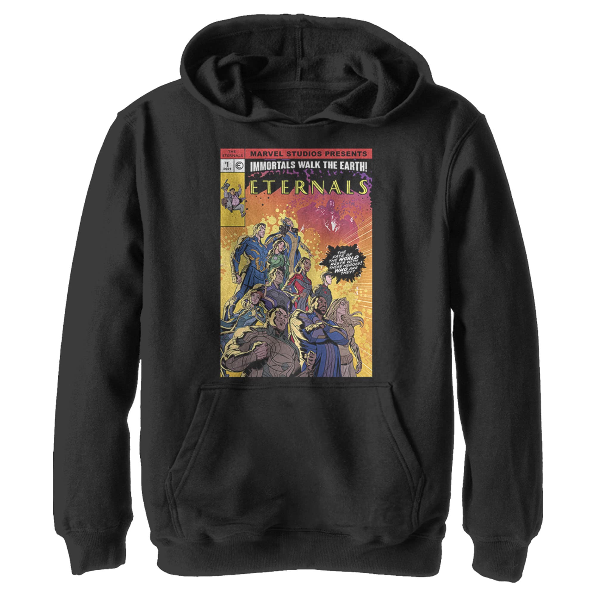 Sweat à capuche garçon Marvel Halftone Cover pull ado à manches longues