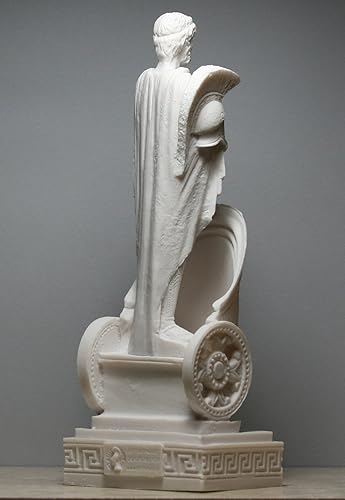 Miniatura 8 de ARES Marte God of War Chariot Greek Cast Marble Estatua Escultura Figura 9.84