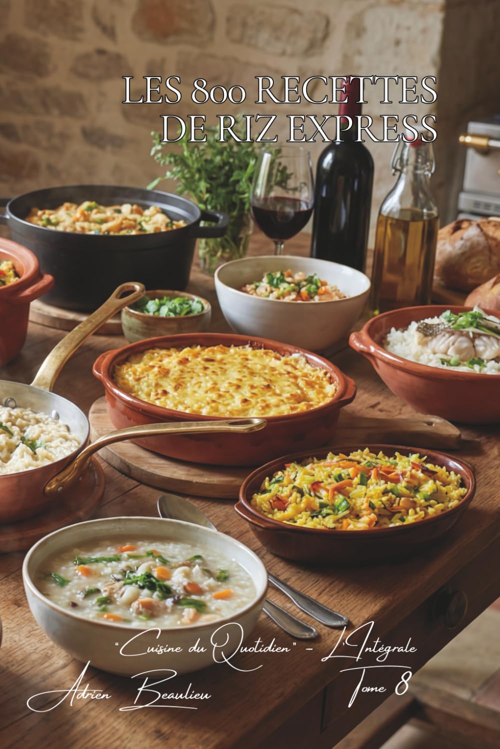 Les 800 Recettes de Riz Express: Pilaf, Vapeur & Sauté — maîtriser le riz à la française (Une Encyclopédie Culinaire — Série 6 — La Cuisine Française du Quotidien — L'Intégrale) (French Edition)      Paperback – February 27, 2026
