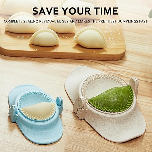 Miniatura 2 de Prensa para Hacer Empanadas de 6 Pulgadas, Juego Extra Grande de Fabricante de Dumplings con Cortador de Masa, Juego de Moldes para Dumplings para