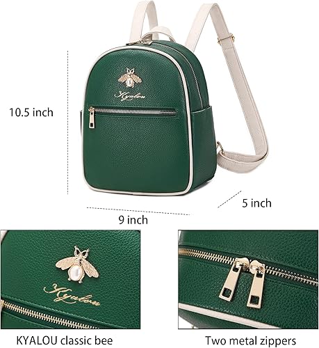 Miniatura 2 de Mochila pequeña para mujer, Verde, Mochilas Daypack