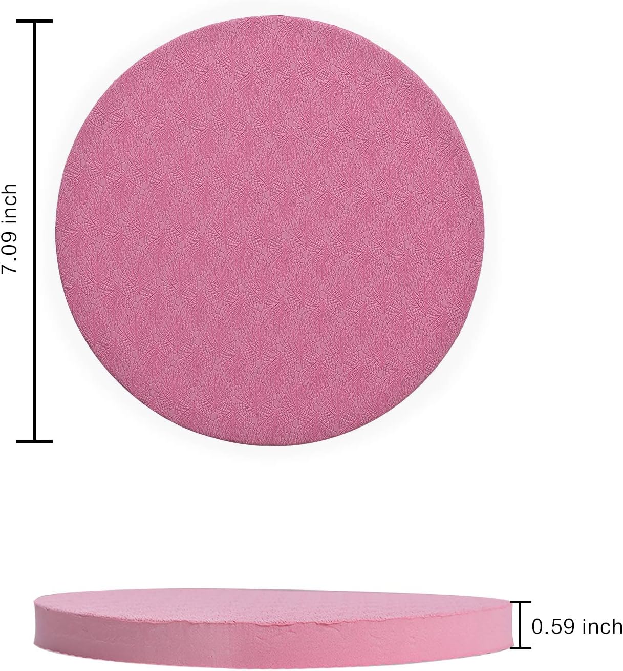 Yoga Knee Pads, TPE Thick Premium Fitness Workout Cushion for Knees Elbows Wrist Hands, Garden Yard Work Exercise Kneeling Pads 2PCS Pink : Sports & Outdoors