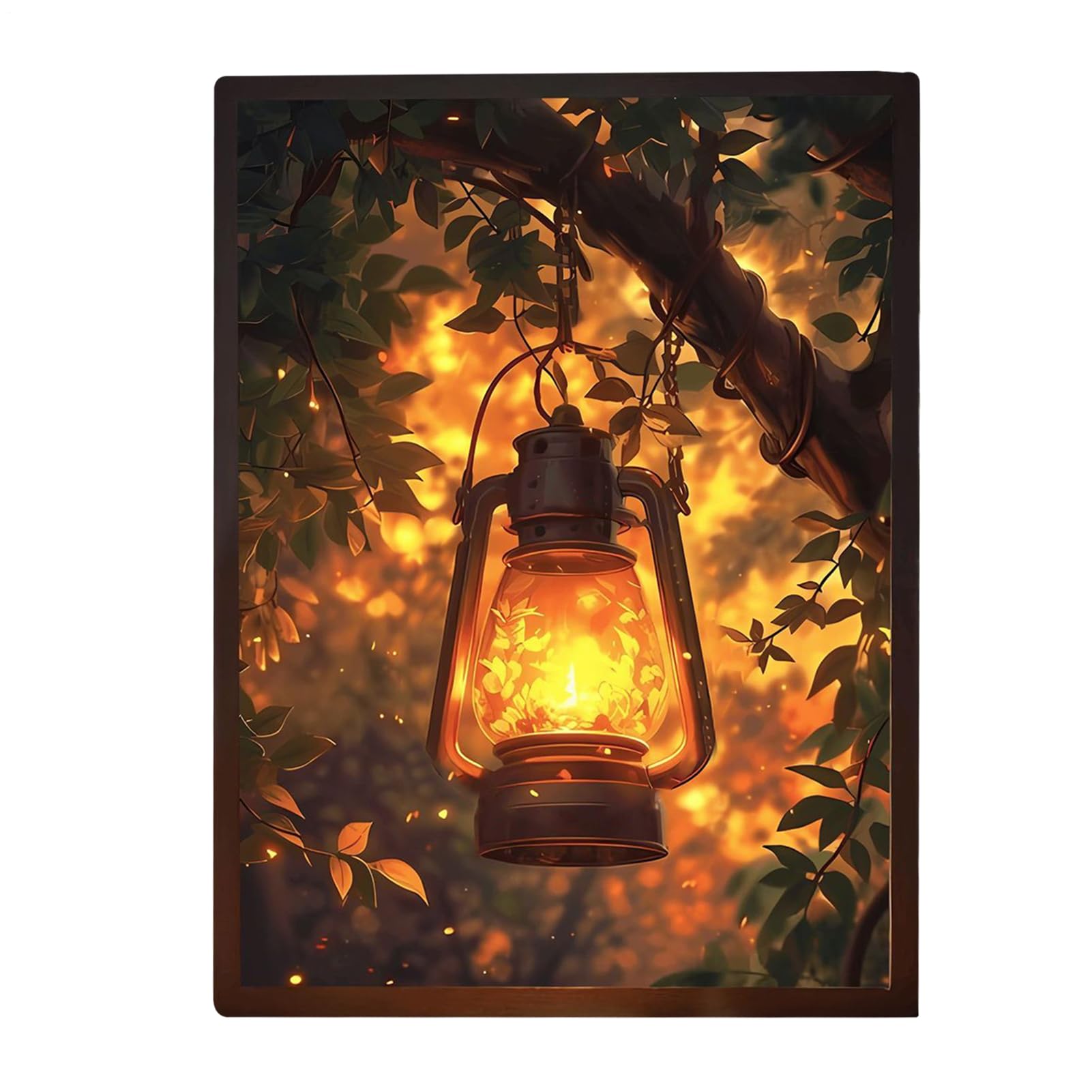 Cuadro LED Lámpara de pared LED con lienzo impreso iluminado enmarcado | Luces nocturnas LED para decoración del hogar habitación cocina de inauguración boda cumpleaños lámpara de pared regulable