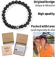 Vista 13 de Unique Bracelet Gifts To Son Grandson Dad Boyfriend Husband Brother Nephew Uncle Grandpa