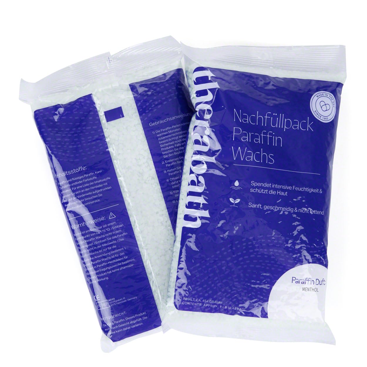 Therabath PRO Paraffin Wintergreen/Menthol - 6 Nachfüllbeutel à 454 g für Paraffinbad