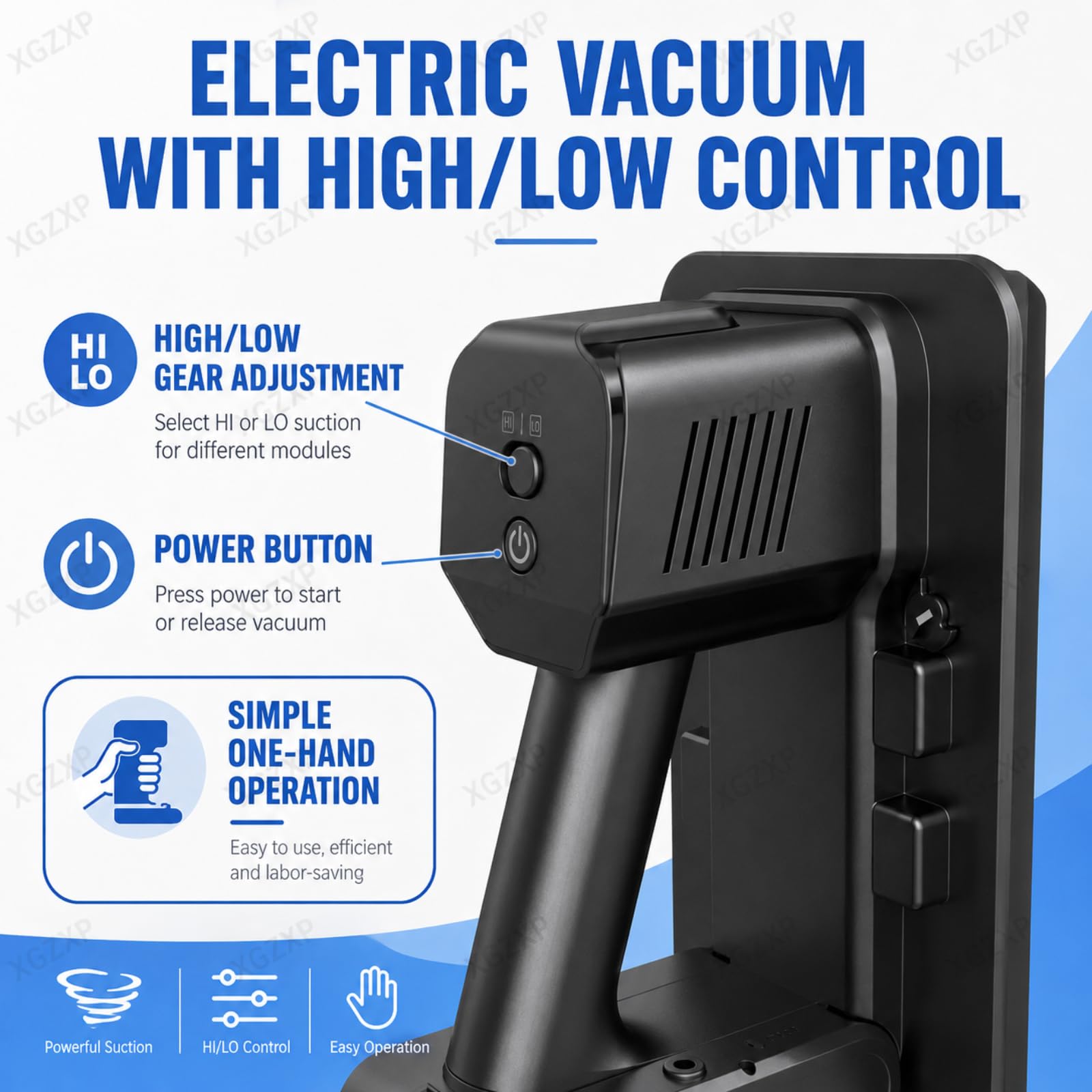 Ventosa De Vacío Eléctrica para Mantenimiento Frontal De Pantallas Led, Ventosa De Vacío Multifuncional para Pantallas Led, Capacidad De Carga De 20 Kg Batería Recargable Extraíble para Paneles