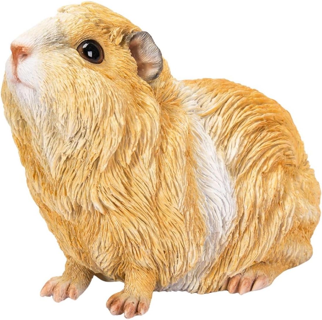 Oubia Up-Facing Beige Guinea Pig 5.5 x 3.5 x 4.6 Inches Doll Figurine Figurine Animal Garden Decor Guinea Pig H22220