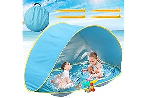 Baby Beach Tent with 2 Pools: Portable Toddler Tent for Outdoor Fun