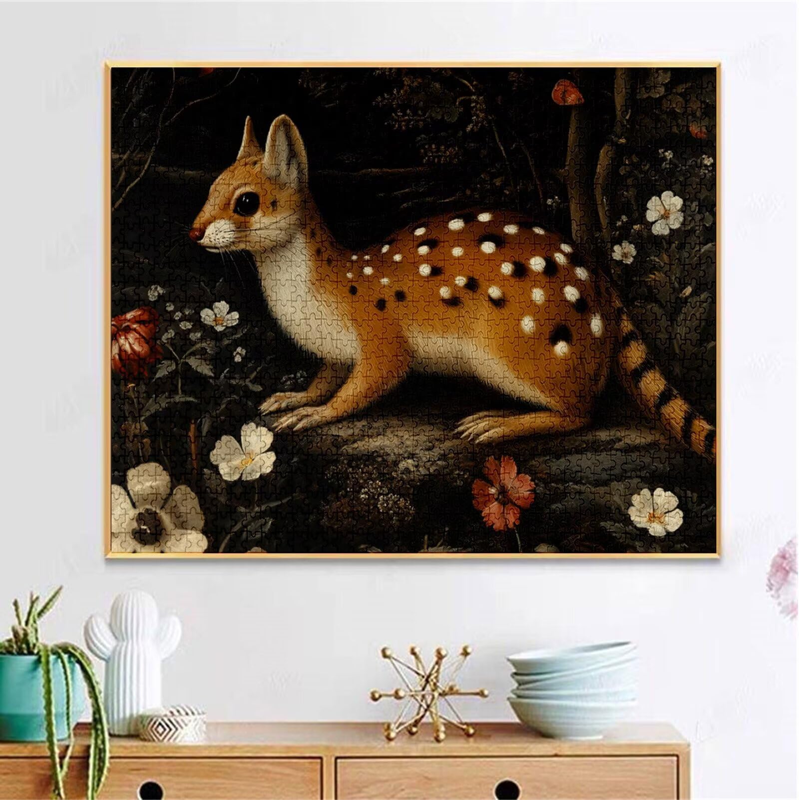 Puzzle 5000 Pezzi, 3 4 5 Anni Puzzle Animale 6 7 8 Anni Giochi Educativi Sostenibili Con Motivi Per Adulti Da Gioco in Legno Di Alta Qualità Jigsaw Volpe per Gioco Familiare, 2026 Regalo Natale H-3275