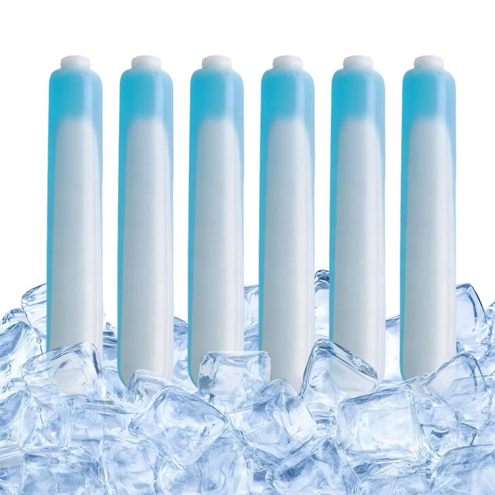Freezable Cooling Rods Water Bottle Cooling Rods Safe 6 Pieces Reusable