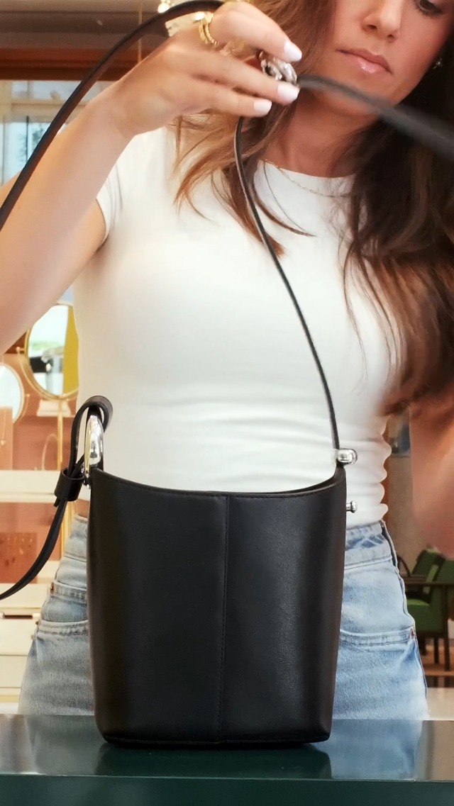 kate spade new york Halo Fine Grain Leather Mini Bucket: Handbags