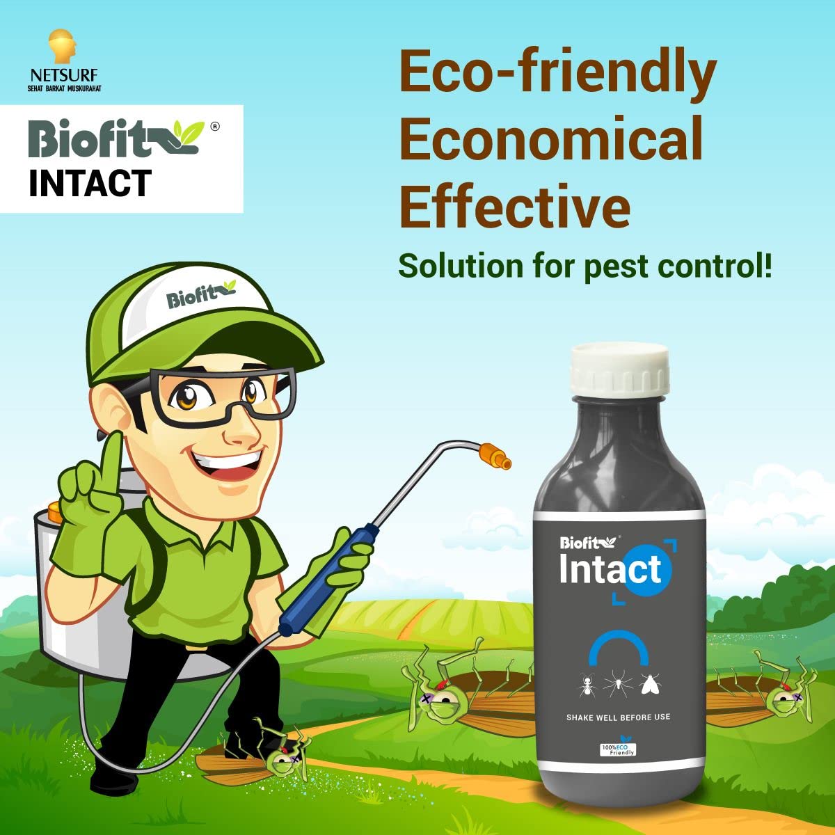 DASHANTRI NETSURF Biofit Intact is a Unique Herbal Formulation for Effective Control of pests 250 ML Pack of 1 (B09C3NZSR8) Amazon Price History, Amazon Price Tracker