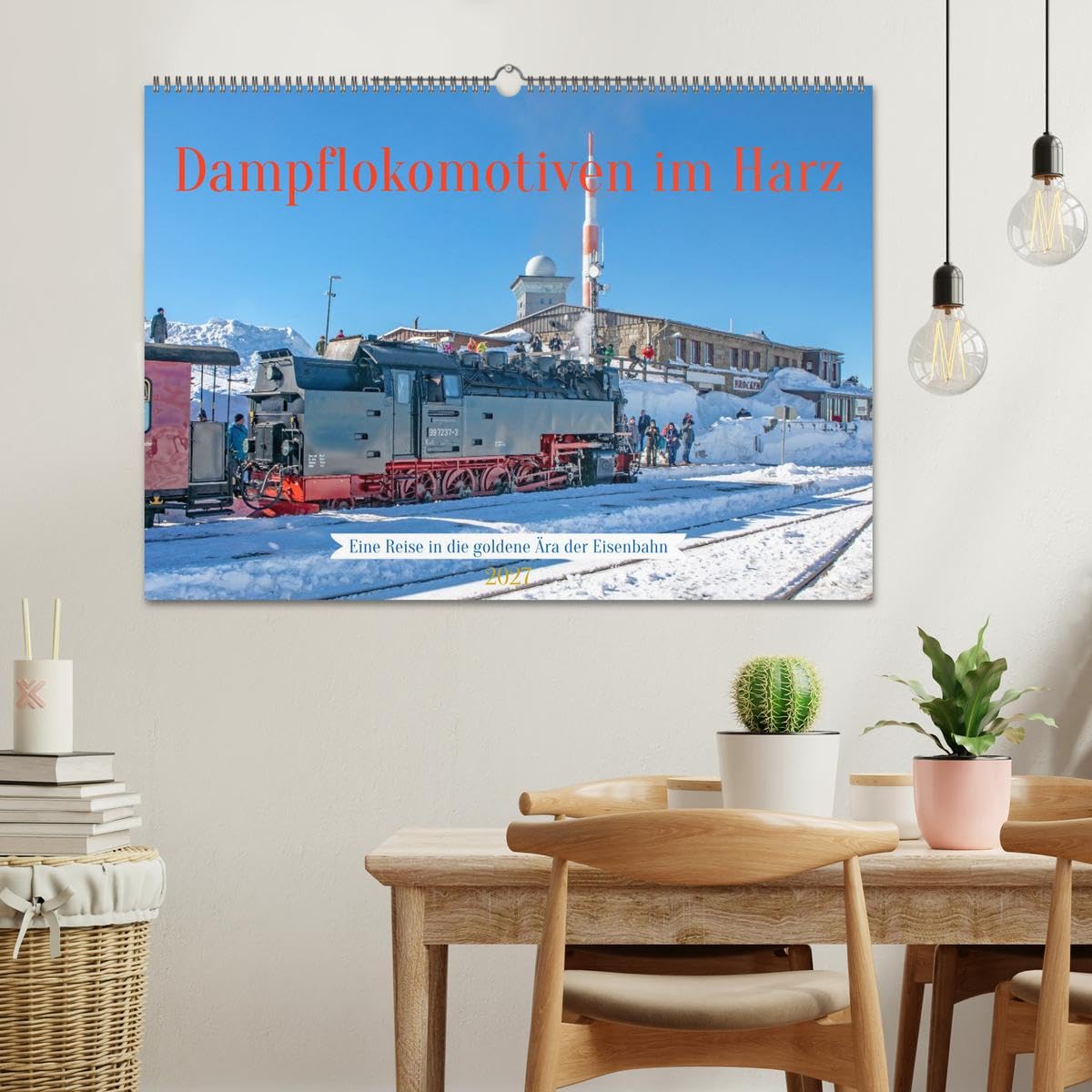 Dampflokomotiven im Harz - Eine Reise in die goldene Ära der Eisenbahn (Wandkalender 2027 DIN A2 quer), CALVENDO Monatskalender: Dampfloks im Harz – pure Nostalgie (CALVENDO Mobilitaet)