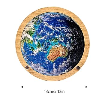 Amazon.co.jp: 地球のジグソー パズル - むずかしい木製