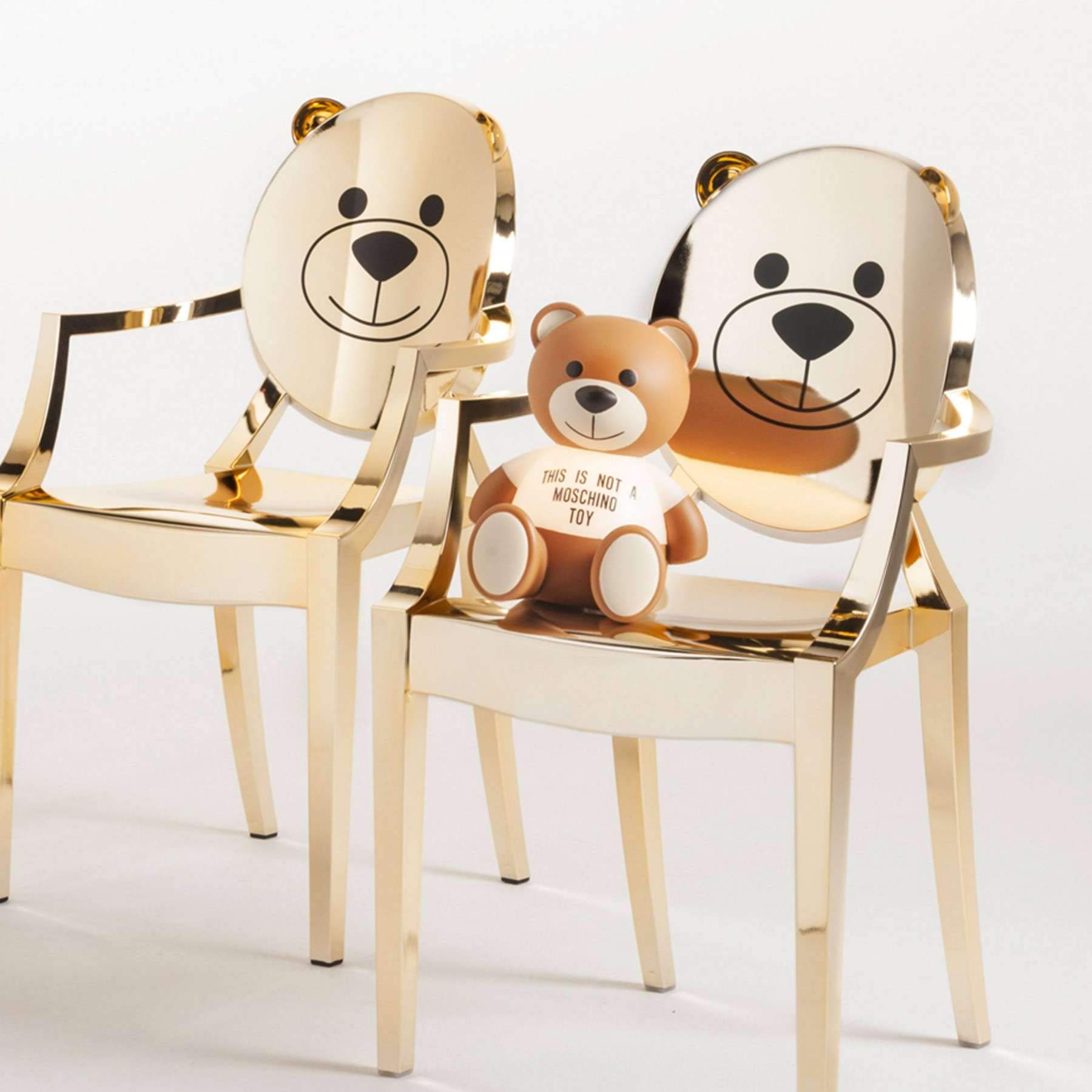 Kartell Toy Moschino Lampada da Tavolo 1.2 W, Tecnopolimero termoplastico verniciato, Marrone, 25x30x24 cm