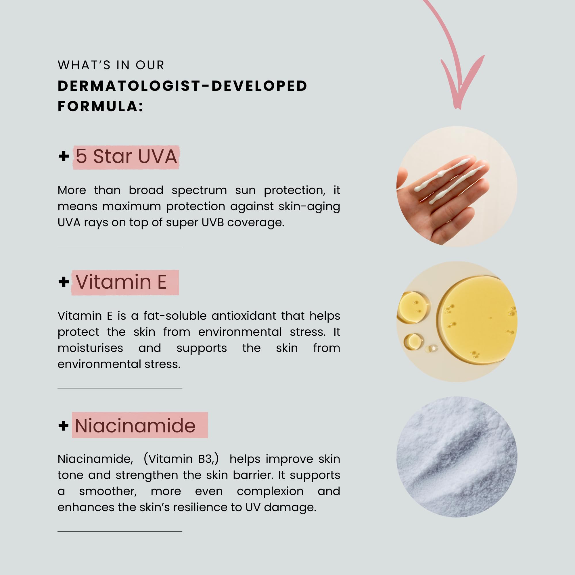 Altruist Dermatolog Sunscreen Fluid SPF – doskonała 5-gwiazdkowa ochrona przed promieniowaniem UVA firmy Dr. Andrew Birnie Premium antyoksydacyjna ochrona twarzy, biała, bezzapachowa, 50 ml