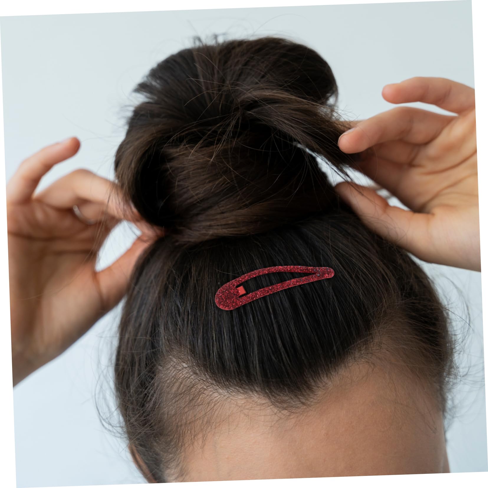 Barrettes à Cheveux Goutte 50 Pièces en Métal à Pression