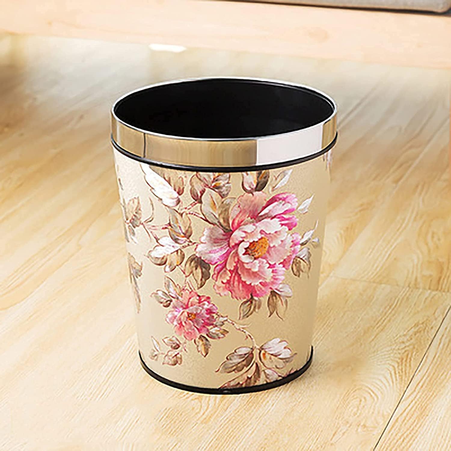 ごみ箱 ふたのないPPくずビンのゴミ箱家庭用丸型ゴミ箱の寝室のくずかご ゴミ箱(25*31.5cm)