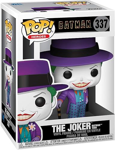 Miniatura 3 de DC Comics Heroes: Batman 80th - The Joker (1989) Funko Pop! Figura de vinilo (incluye funda protectora compatible con Pop Box)