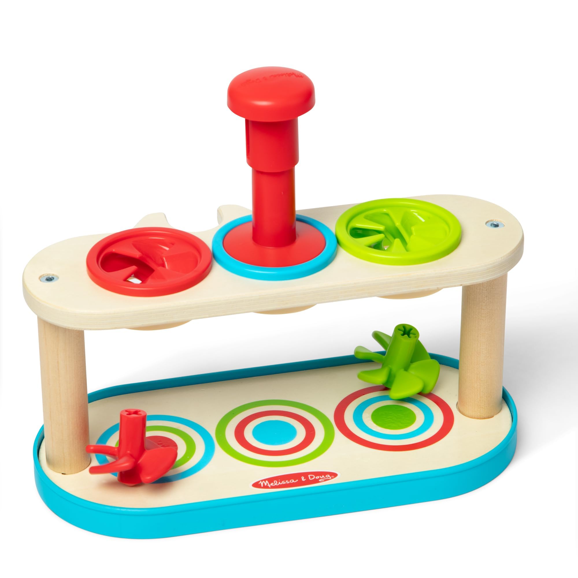 Melissa & Doug Trottole Abbina e Spingi Giocattolo per lo Sviluppo di Bambini e Bambine da 2 Anni in su - Certificato FSC - Certificati FSC