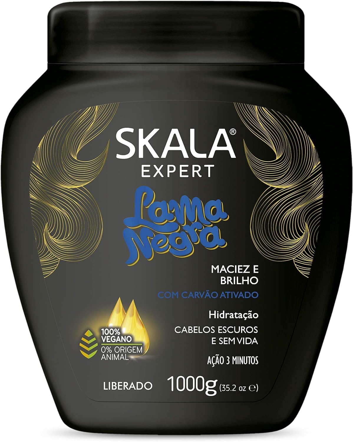 SKALA Lama Negra - Black Mud Hair Cream - 1000g