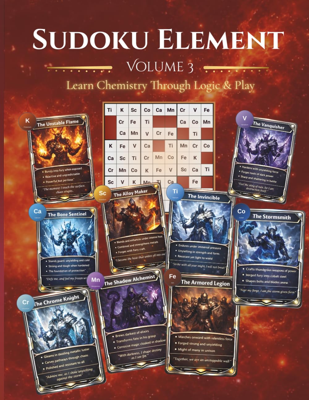 Sudoku Element – Volume 3: Learn Chemistry Through Logic & Play (Sudoku Element Series)
