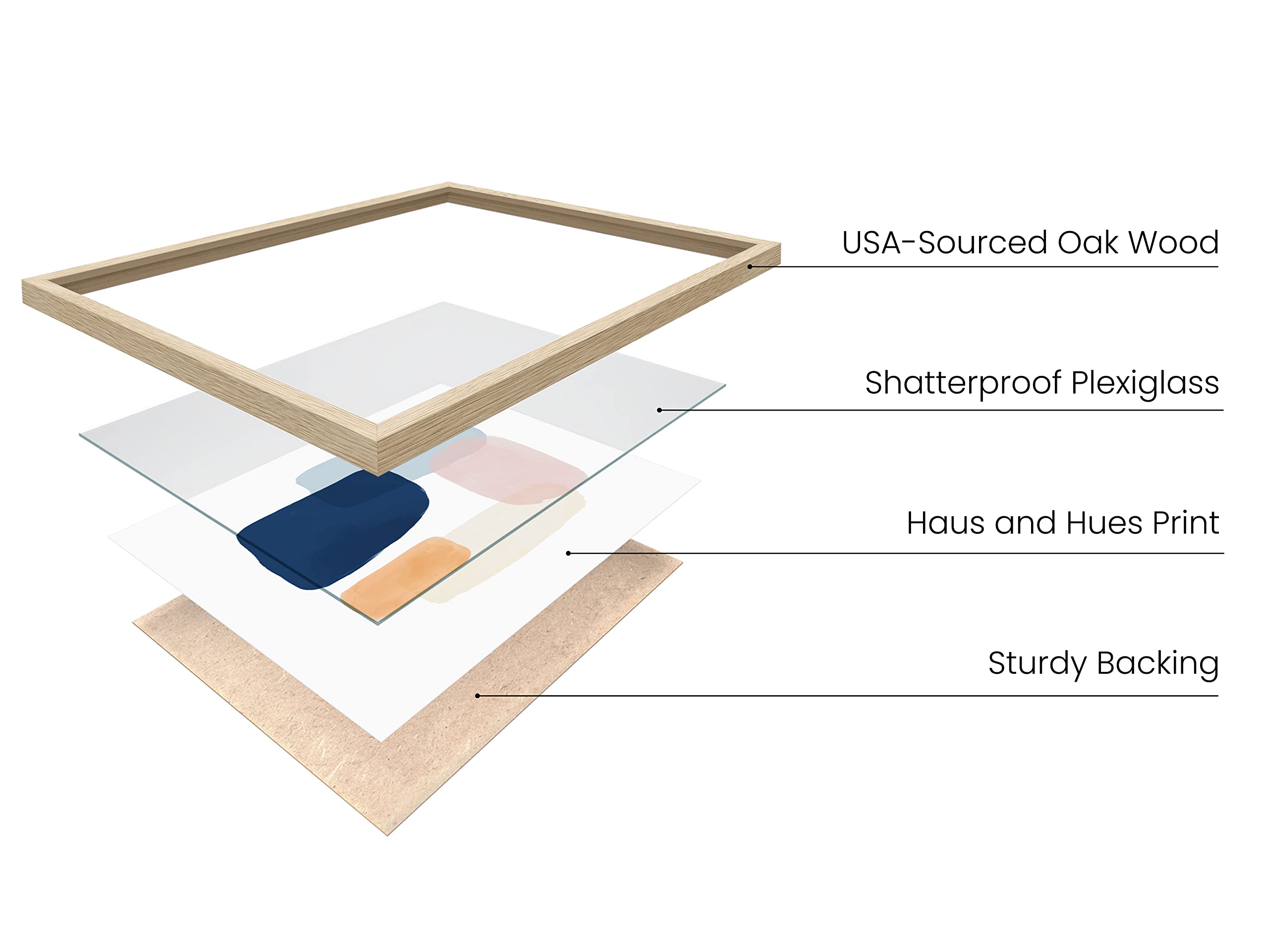 HAUS AND HUES Abstract Painting - Set of 3 Modern Abstract Wall Art, Painted Pastel Art Wall Decor, Abstract Artwork, Neutral Wall Art, Abstract Art, Minimalist Wall Art, Abstract Decor (Unframed