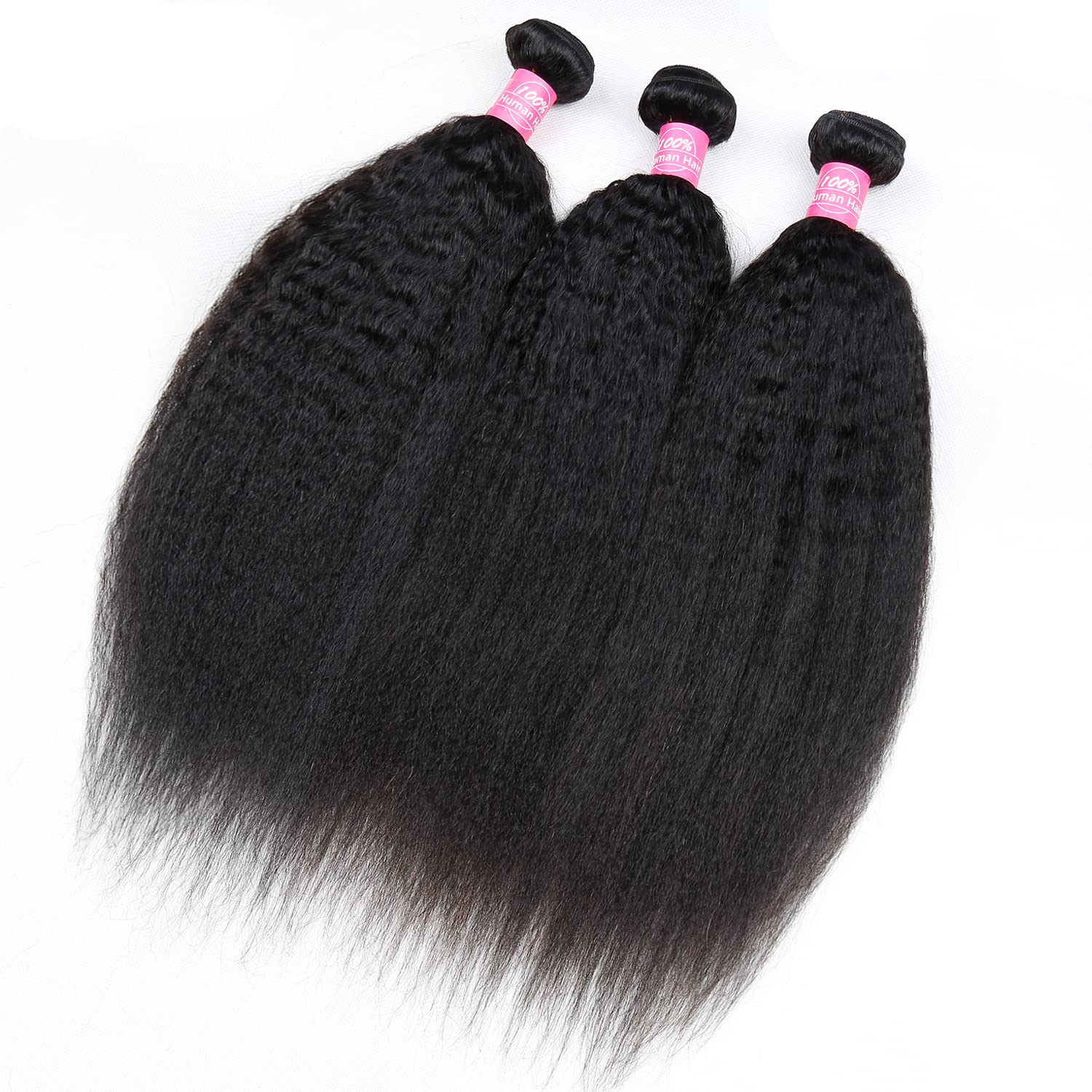 Kinky Straight Human Hair Bundles 14 16 18 Inch Brazilian Virgin Hair 713Box7-eZL.jpg main image 4