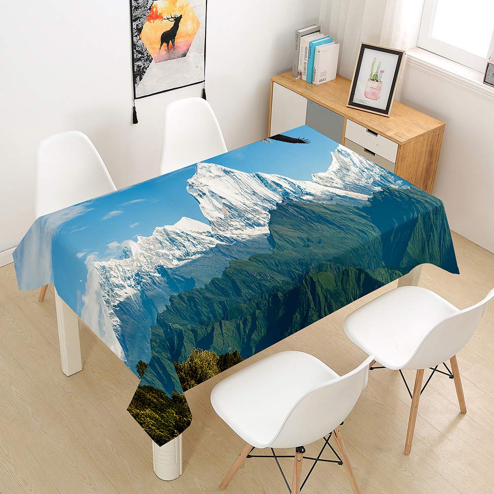 Nappe facile à nettoyer imperméable pour protéger la table des taches de nourriture