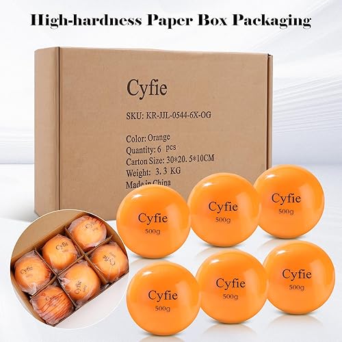 Vista 7 de Cyfie Pelotas de entrenamiento con peso, 6 paquetes de pelotas de béisbol con peso para jóvenes, pelotas pesadas de arena para práctica de bateo