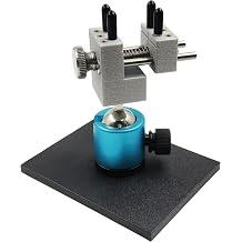 Mini Vise Tabletop Clamp for Model Building & Gunpla - 360 Rotating Spherical Base, Universal Bench Vice with 4 Columns for Irregular Shapes - Precision Tool for Jewelry Making & Crafts, Blue