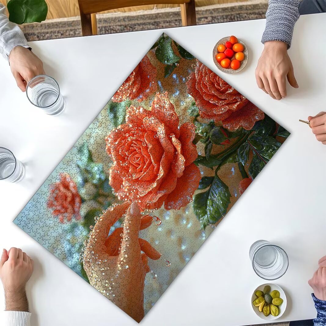 Puzzle Rosa, Puzzle 1000 Pezzi per Adulti, Decor, Regalo Donna/Uomo -2559