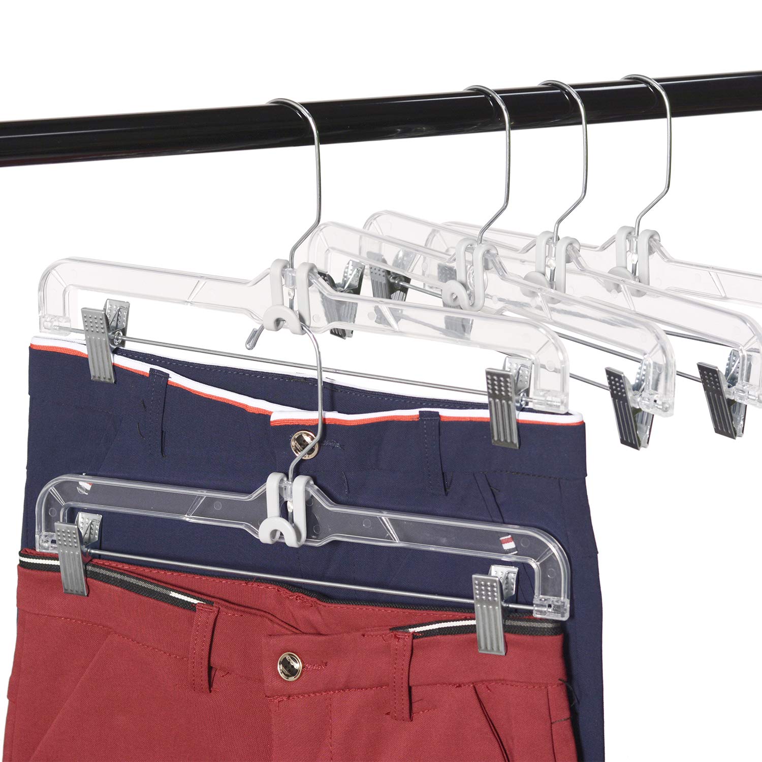 Ganchos de conexión para colgar ropa, perchas de ropa, clips extensores de perchas, ganchos en cascada, accesorios de terciopelo abrazables, ahorro de espacio para armario, paquete de 60