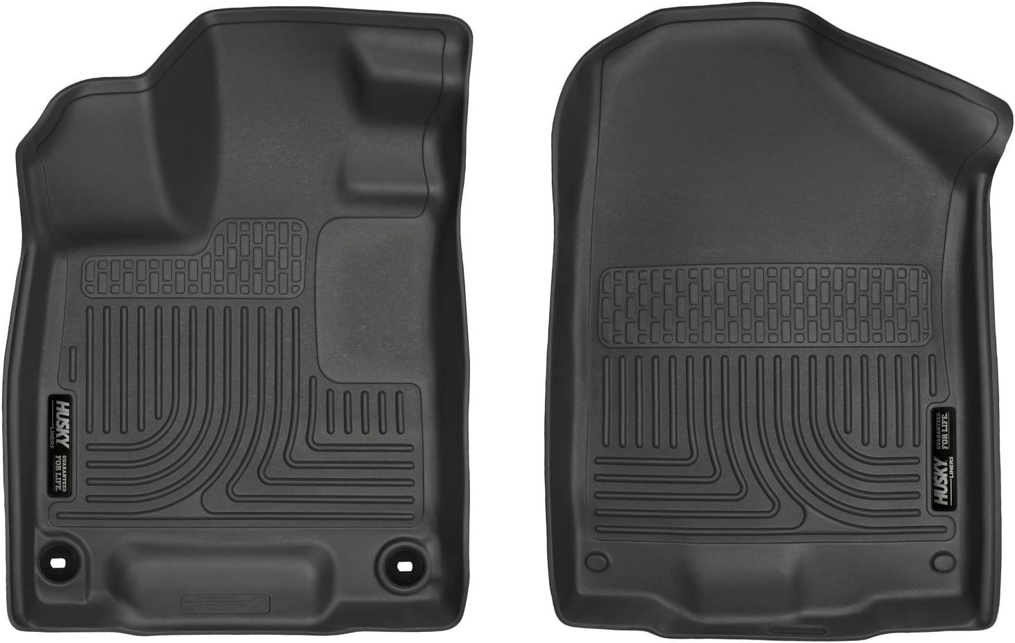 Husky Liners Weatherbeater Floor Mats | Fits 2017-2026 Honda Ridgeline | Front Row, 2-pc Black - 18431