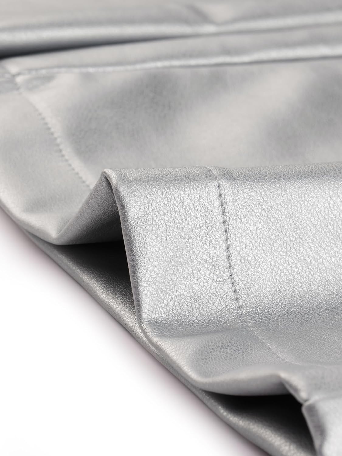 Allegra K Faux Leather Casual Pant for Women's High Waist Bell Bottom Flared Long PU Trouser - Image 5