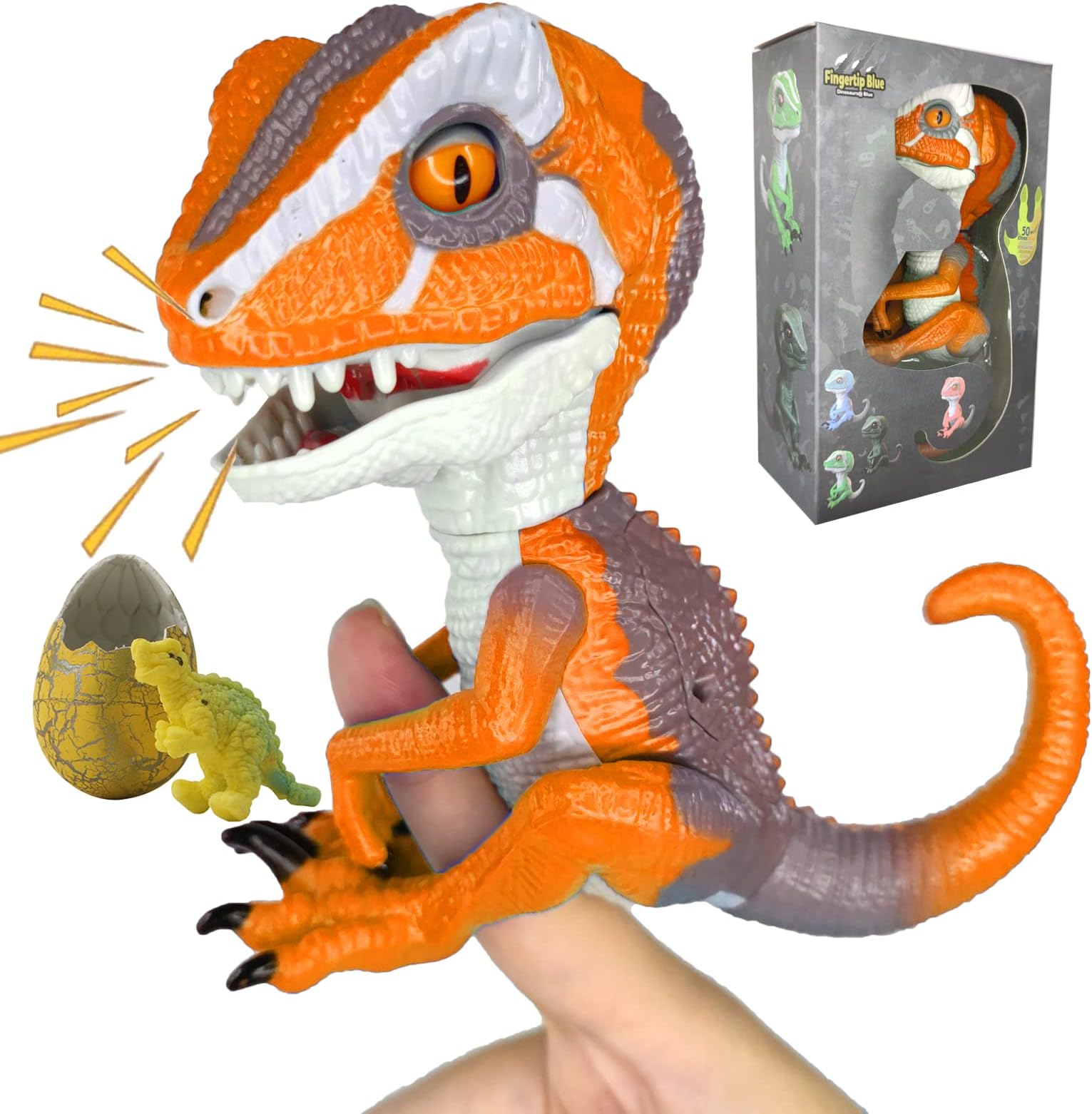 Dinosaurs for Boys - Untamed T-Rex - Interactive Collectible Dinosaur Mini for Girls - Ironjaw