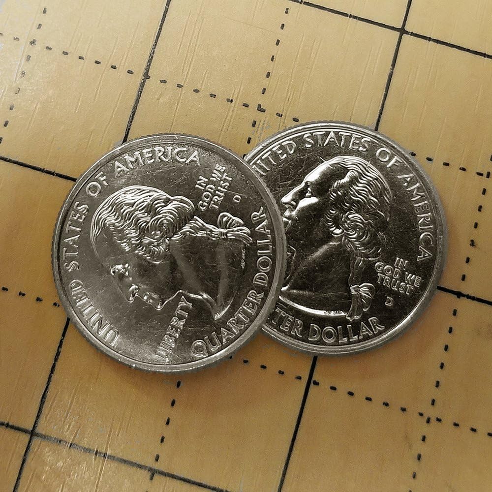 Double Sided Quarter - Two Headed Coin by Sasco Precision Coins