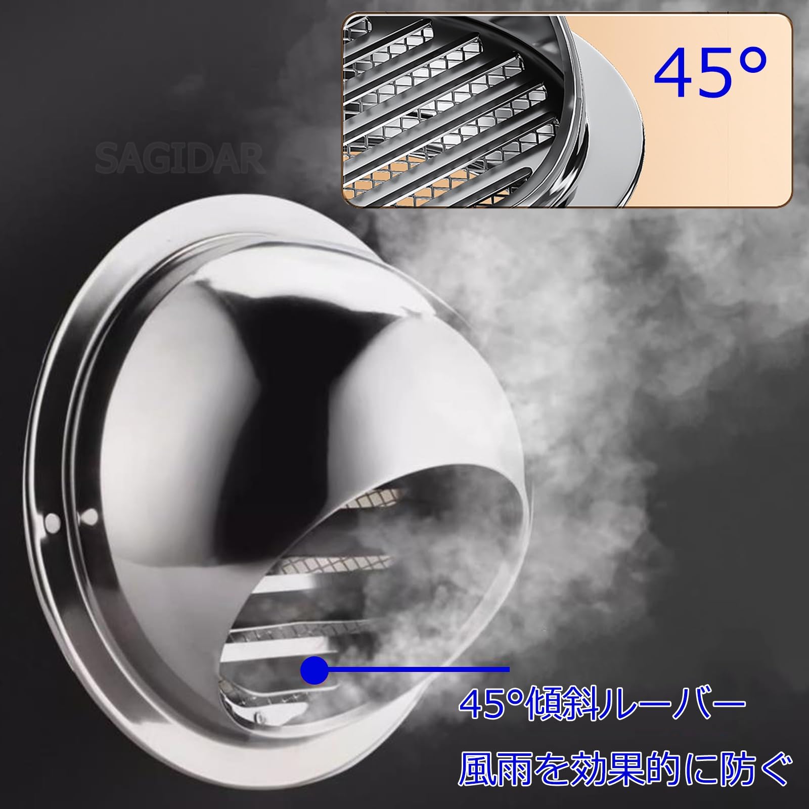 Amazon.co.jp: 換気システム 排気口、壁空気出口スクリーンメッシュ