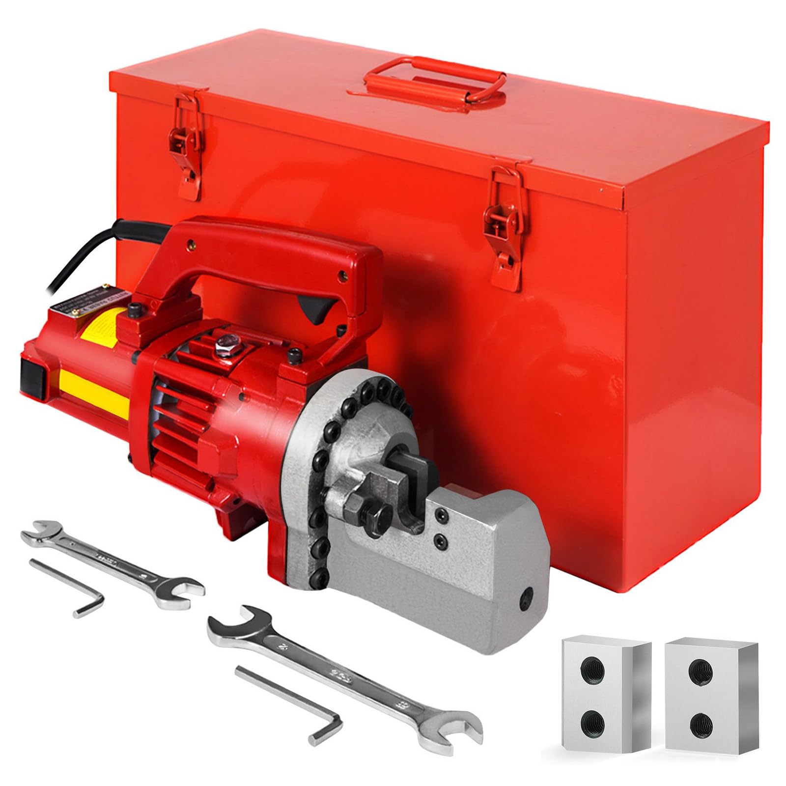 Cortadora de Varillas eléctrica, 1250W/1700W, Cortadora de Varillas eléctrica Hidráulica Portátil, Corte de hasta (#6 4-20 mm en 3 Segundos) / (1 Pulgada 4-25 mm en 4 Segundos) 1700W-RC25