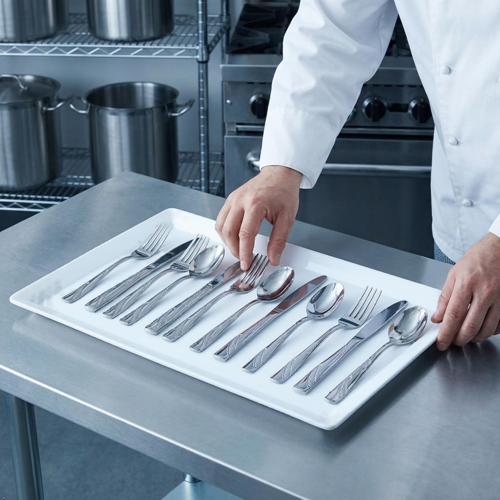 80-piece Stainless Steel Flatware Set, Service for 16 — Amazon image 9
