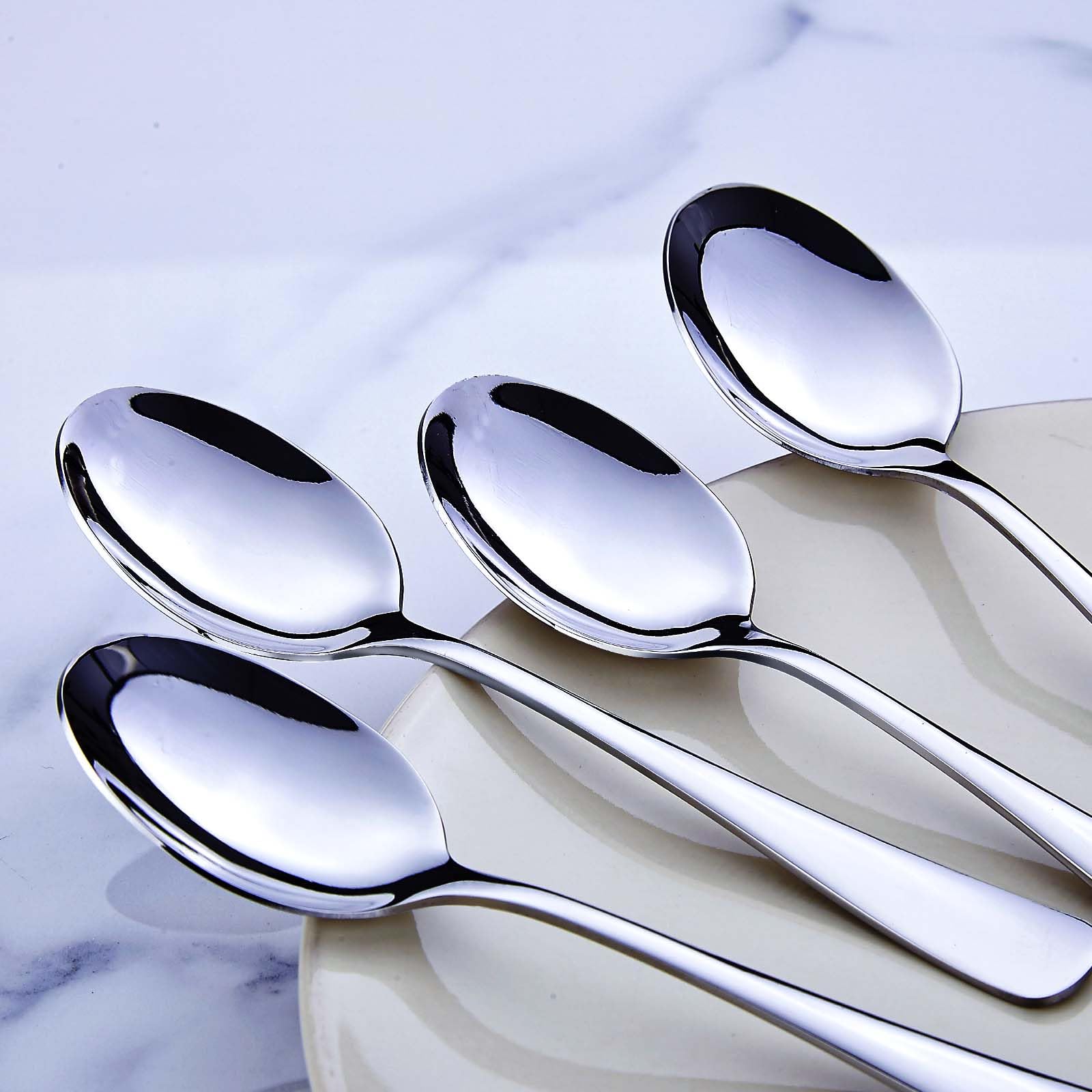 Teelöffel 36er Set, PionStar Edelstahl kaffeelöffel Set, (5,5"/14cm) Spülmaschinenfest, latte macchiato löffel/espressolöffel/kleine löffel/Dessertlöffel für Zuhause/Küche/Restaurant
