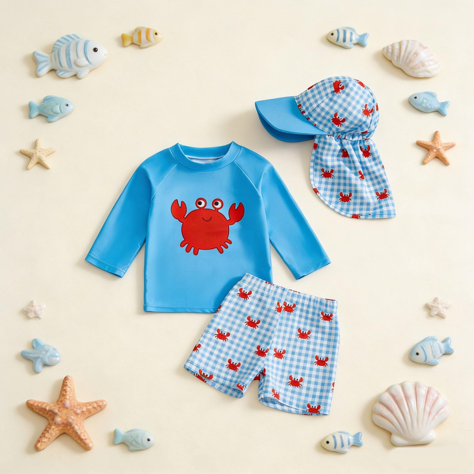 Costume Neonato Mare Costume Anti UV Bambino Bimba 3 Anni Pantaloncino Bambina Costumino Bandana Mutande Copripannolino Piscina Tuta Alette Nuoto Bambini UPF 50 7 Magliette Protezione Solare Corto
